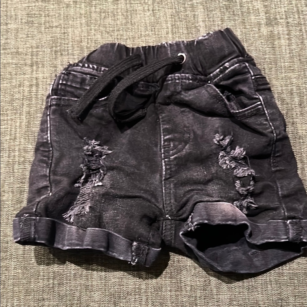 Little Bipsy Black Denim Shorts